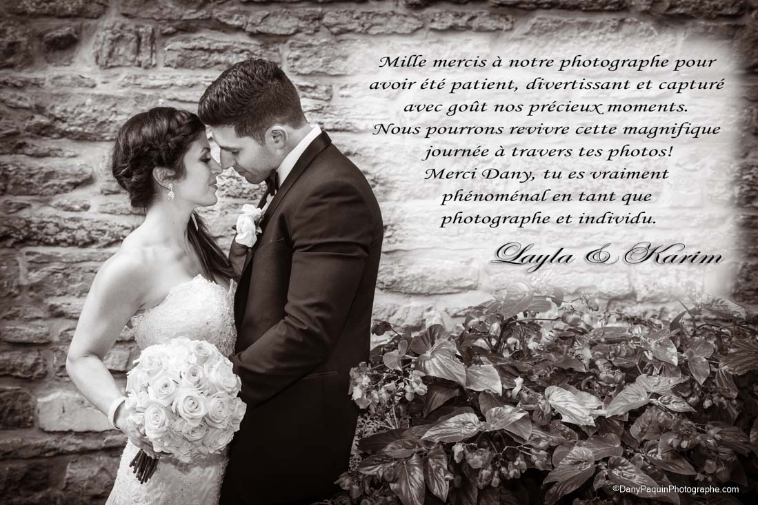 Photographe de mariage a Montreal